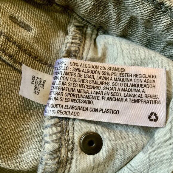 Vtg Jeans Distressed Light Gray 5 Pocket Adjustable Waist Boys Sz 16 CAT & JACK - Picture 15 of 16